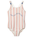 Liewood Sundföt - Suma - Stripe Sorbet Rose/Creme De La Creme