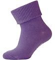 Melton Baby Socks, Purple