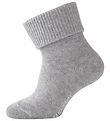 Melton Baby Socks - Light Grey