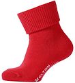 Melton Baby Socks - Red