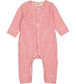 MarMar Strampler - Rib - Modal - Rukana - Rot Stripe