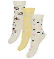 Minipop Socken - Rib - Bambus - 3er-Pack - Flower Mix
