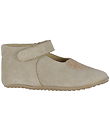 Pom Pom Slippers - Beginners Ballerina Heart - Light Camel