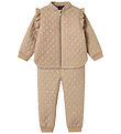 Name It Thermo Set - NmfMoon - Quilt - Light Taupe/Flower
