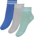 Melton Strumpor - 3-pack - Sportig - Super Sonic Blue