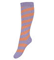 Melton Kniestrümpfe - Candy Stripe - Tagesanbruch