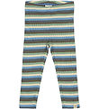 Petit Piao Leggings - Rib - Modal - Allure Blue Multi Stripe