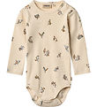 Wheat Bodysuit l/s - Freddie - Beach Friends