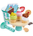 Hape Play Set - 19 Parts - Ice Cream Buckeye Playset