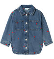 Name It Jeansjacke - NmfNina - Medium+ Blue Denim/Heart