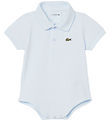 Body m/c Lacoste - Piqué - Bleu clair av. Logo