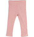 Petit Piao Leggings - Rib - Modal - Bright Rose