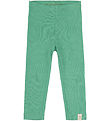 Petit Piao Leggings - Rib - Modal - Green Spruce