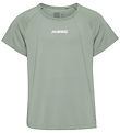 Hummel Stuttermabolur - HmlLuna - Ísjaki Green