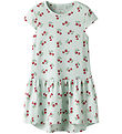 Name It Kleid - NkfVigga - Aqua Glas/Kirschen