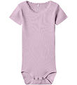 Name It Bodysuit s/s - Rib - Noos - NbfKab - Winsome Orchid