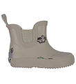 CeLaVi Rubber Boots - Cards - White Pepper w. Cars