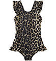 Sofie Schnoor Swimsuit - Ginask - UV50+ - Light Brown Leopa