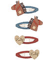 Mimi & Lula Haarspange - 4er-Pack - 5 cm - Lucky Horse