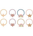 Mimi & Lula Haargummis - 8er-Pack - Rainbow & Star Traumland