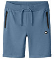 Shorts en Molleton Name It - Noos - NkmVimo - Coronet Blue