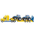 Siku LKW m. Traktoren - 1:87 - New Holland Traktoren