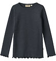 Wheat Blouse - Rib - Ida - Navy