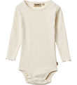 Wheat Bodysuit l/s - Rib - Regitze - Ivory