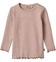 Wheat Blouse - Rib - Ida - Rose Powder