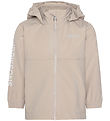 Didriksons Lightweight Jacket - Raspberry - Beach Beige