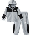 The North Face Sweat Set - Cardigan/Trousers - Light Grey Heathe