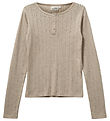 Sofie Schnoor Bluse - PetriciaSY Poientelle - Beige m. Lochmuste