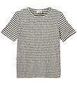 Sofie Schnoor Stuttermabolur - Nataliasy - Rib - Grey Striped