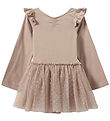 Sofie Schnoor Gymsuit - Tulle - Old Rose w. Dots