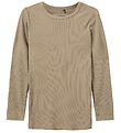 Sofie Schnoor Blouse - Rib - Petrician - Dark Sand