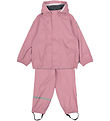 Mikk-Line Rainwear w. Suspenders - Lilacs