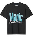 Mads Nørgaard T-shirt - Sadness - Black/Blue w. Glitter