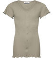 Rosemunde T-Shirt - Rib - Baybay - Lorbeer Oak
