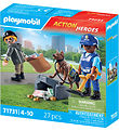 Playmobil Action Heroes - Polizeifahndung mit Hund - 71731 -