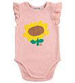 Bobo Choses Body ohne Ärmel - Rib - Sonnenblume - Licht Pink