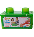 Jelly Blox Aufbewahrungskiste m. Klötze - 2-I-1 - 30 Teile - Grü