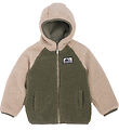 Viking Fleece Jacket - Reversible - Play - Olive/Beige