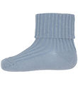 MP Socken - Rib - Dusty Blue