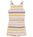 Color Kids Jumpsuit - Coral Blush m. Strepen