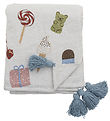 Bloomingville Mini Blanket - 160x130 cm - Sweets Blanket - Natur