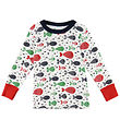 Katvig Bluse - Navy m. Fisch