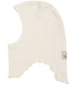 Huttelihut Balaclava - Rib - Single Layer - Antique White