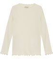 Huttelihut Bluse - Rib - Antique White