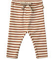 Wheat Byxor - Manfred - Varmt Caramel Stripe