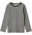 Wheat Blouse - Rib - Rise - Navy Rib Stripe